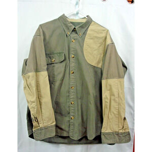 Classic Shooting Hunting Long Sleeve Shirt 100% Cotton Rugged Durable Men XL